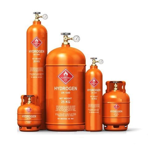 Hydrogen gas cylinders